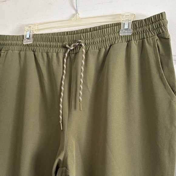 Hyba Olive Drawstring Jogger Pants - Picture 2 of 5